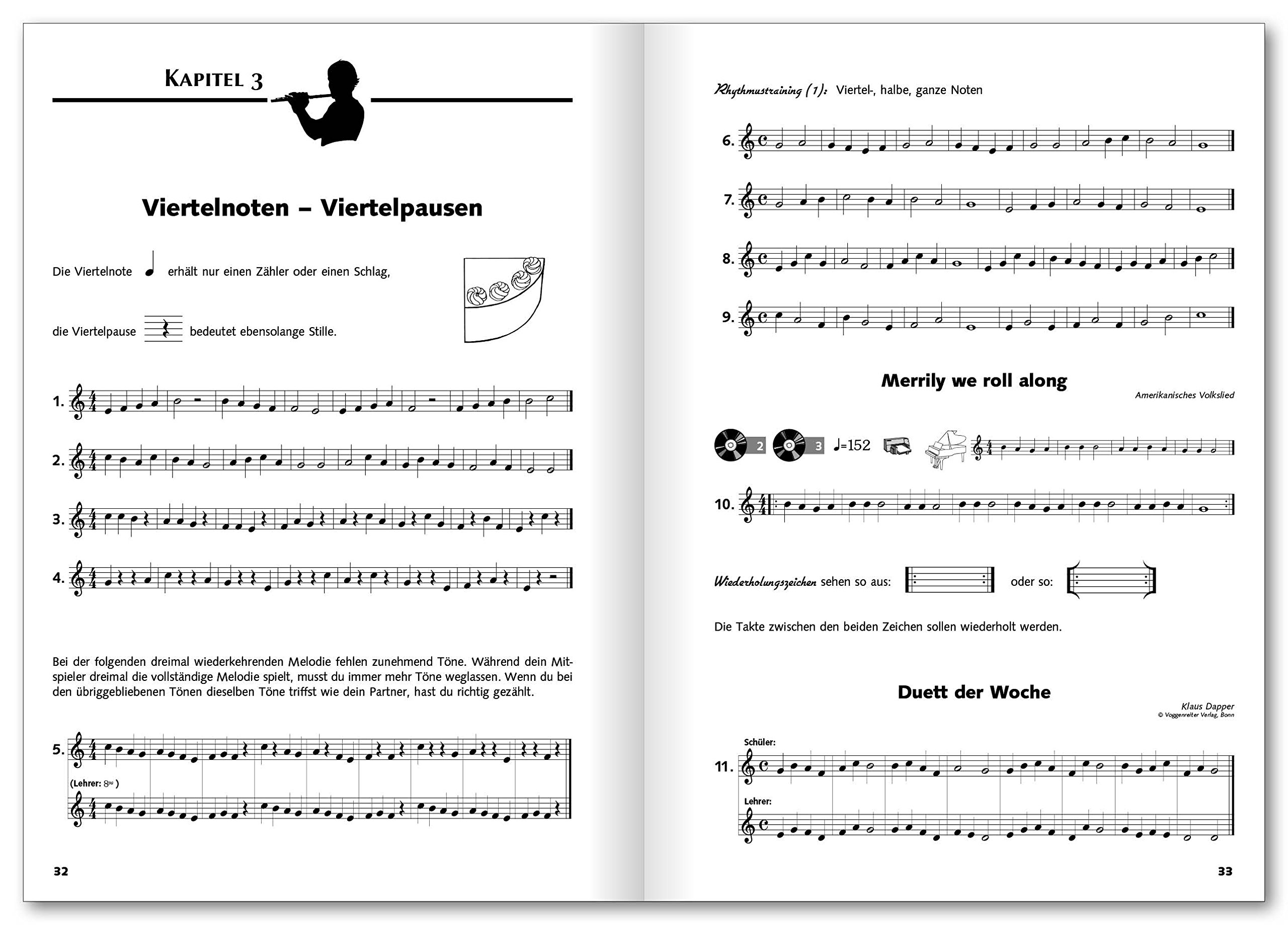 Das Querflötenbuch, Bd. 1, m. Audio-CD: Querflöte leichtgemacht, von klassisch bis modern - für Anfänger ab 10 Jahre