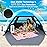 Gorich Beach Tent Sun Shelter for 3/4-5/6-7/8-10 Person with UPF 50 UV Protection, Lightweight & Easy Setup Beach Shade Canopy, Portable Beach Shade Tent Beach Cabana
