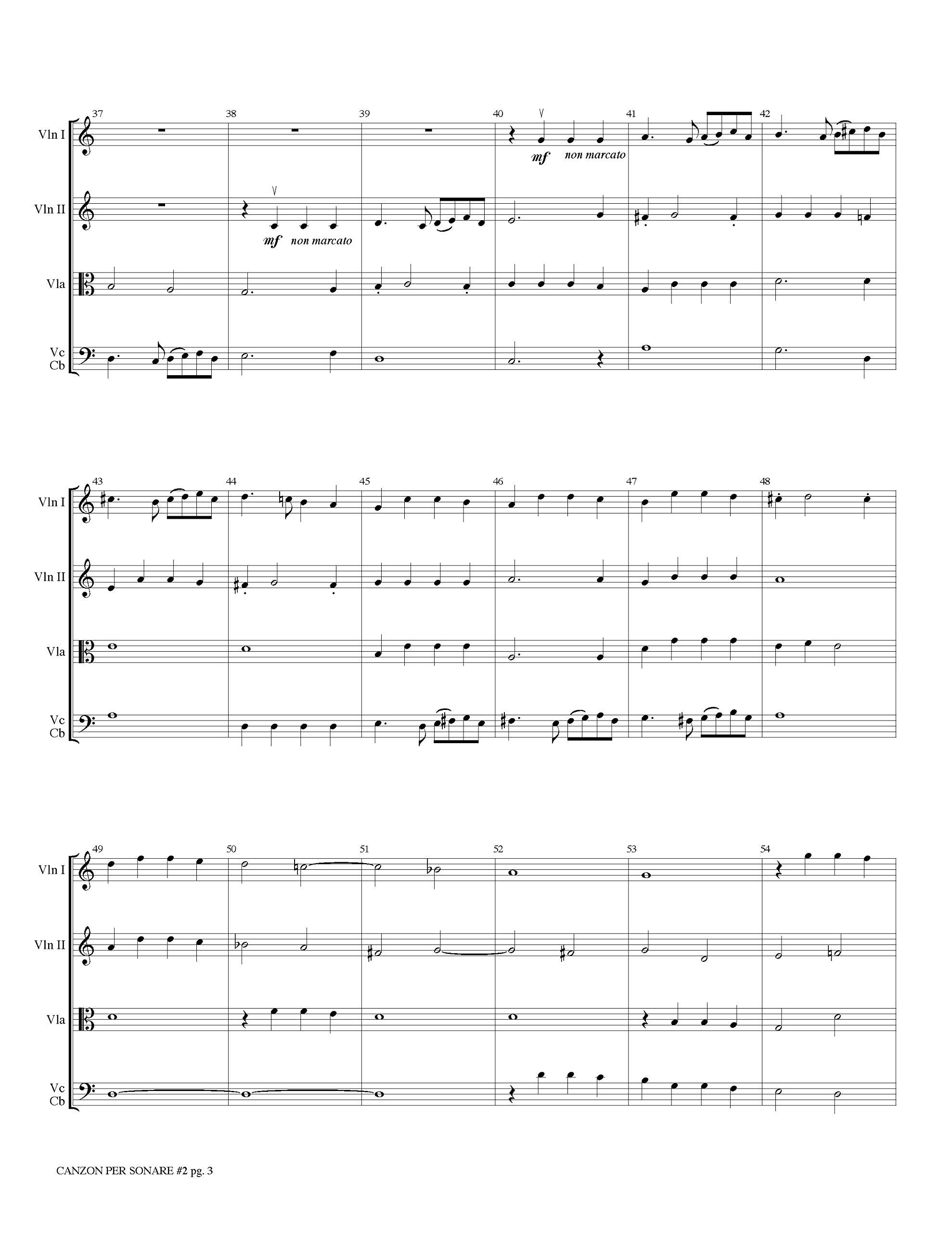 Canzon per Sonare #2: String Orchestra: Grade 2: Score & Parts