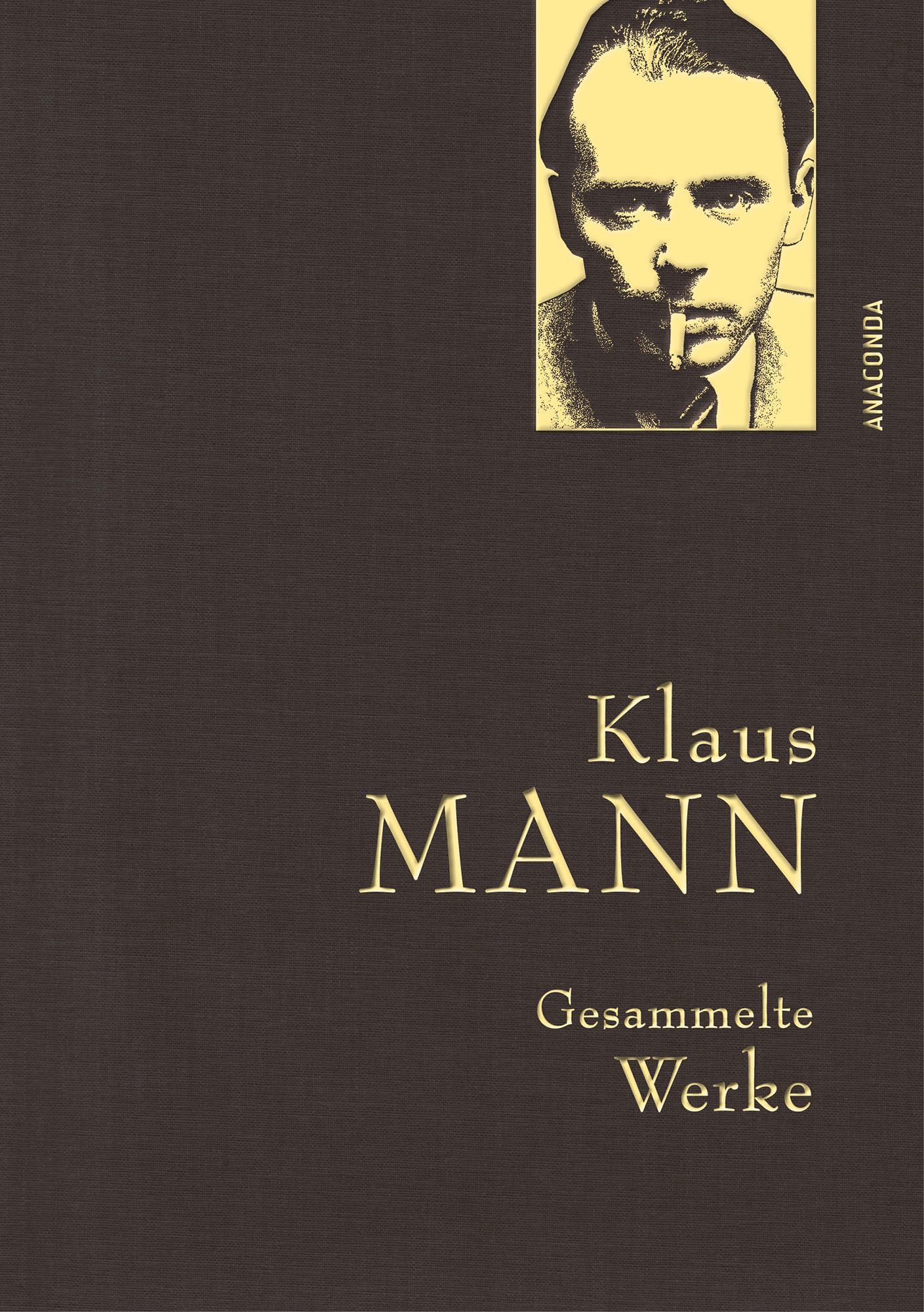 Klaus Mann, Gesammelte Werke (mit „Mephisto“, ausgewählten Erzählungen, Artikeln und Aufsätzen): Gebunden in feingeprägter Leinenstruktur auf Naturpapier mit Goldprägung