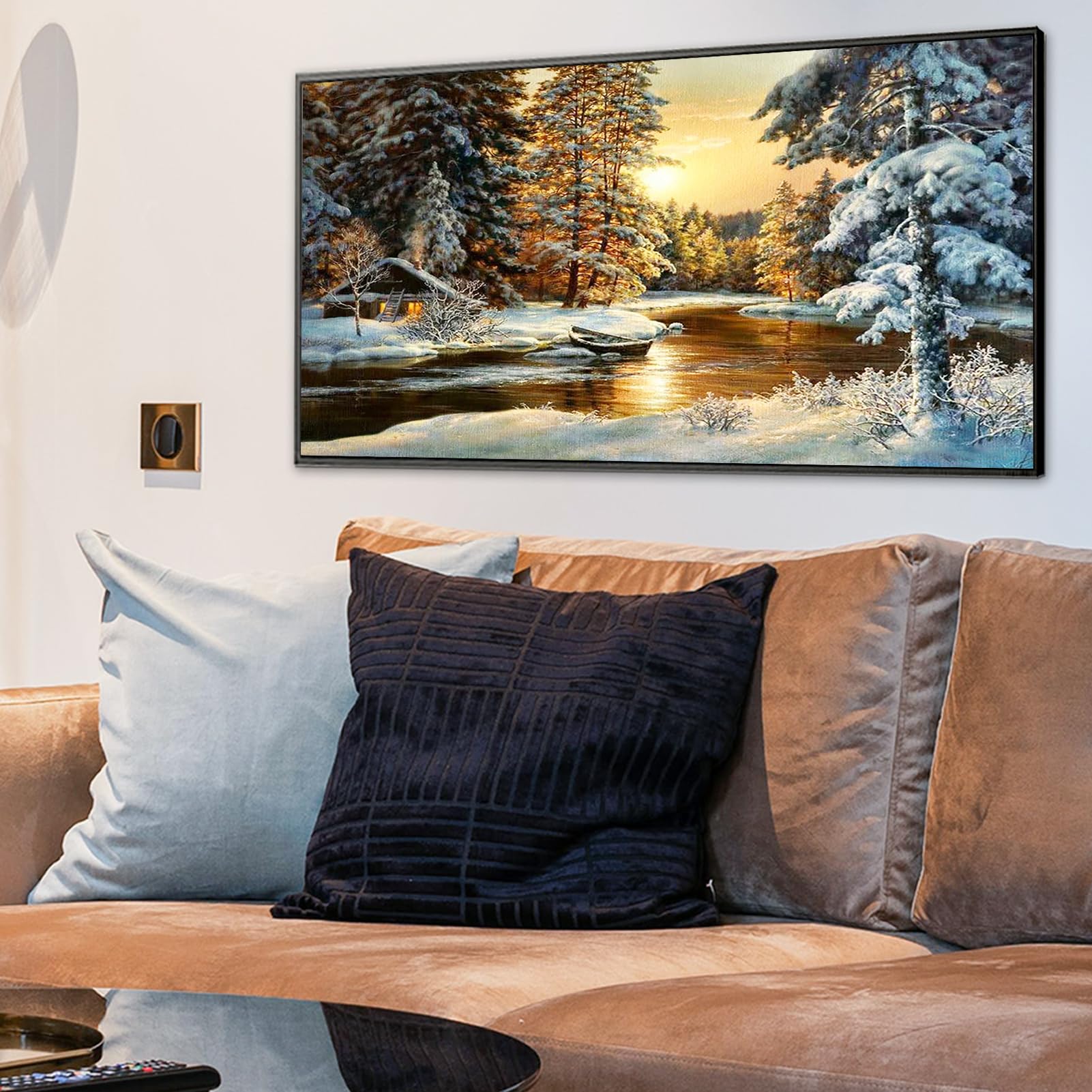 YALKIN 5D Diamond Painting Kits for Adults DIY Large Diamond Painting Set Diamond Art Pictures for Home Wall and Gifts 15.7X 27.6inch - Image 3