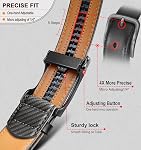 KEMISANT Belt-Nontrimmable Ceinture à cliquet réglable pour les hommes-cadeaux 1 3/8" pour homme