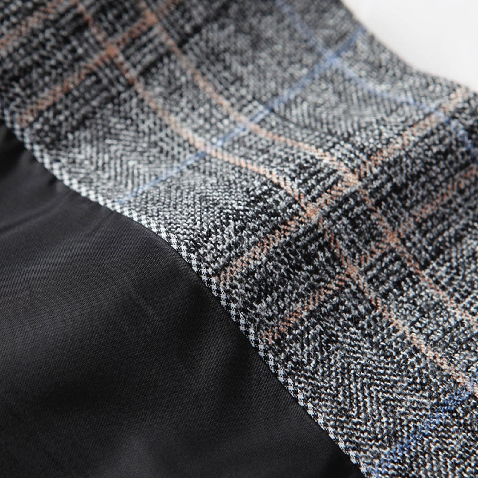 pvucpot Giacca sportiva da uomo, vestibilità normale, blazer, moderna, per il tempo libero, elegante, formale, festival, abbigliamento per ufficio, business, matrimonio, feste, ballo di fine anno
