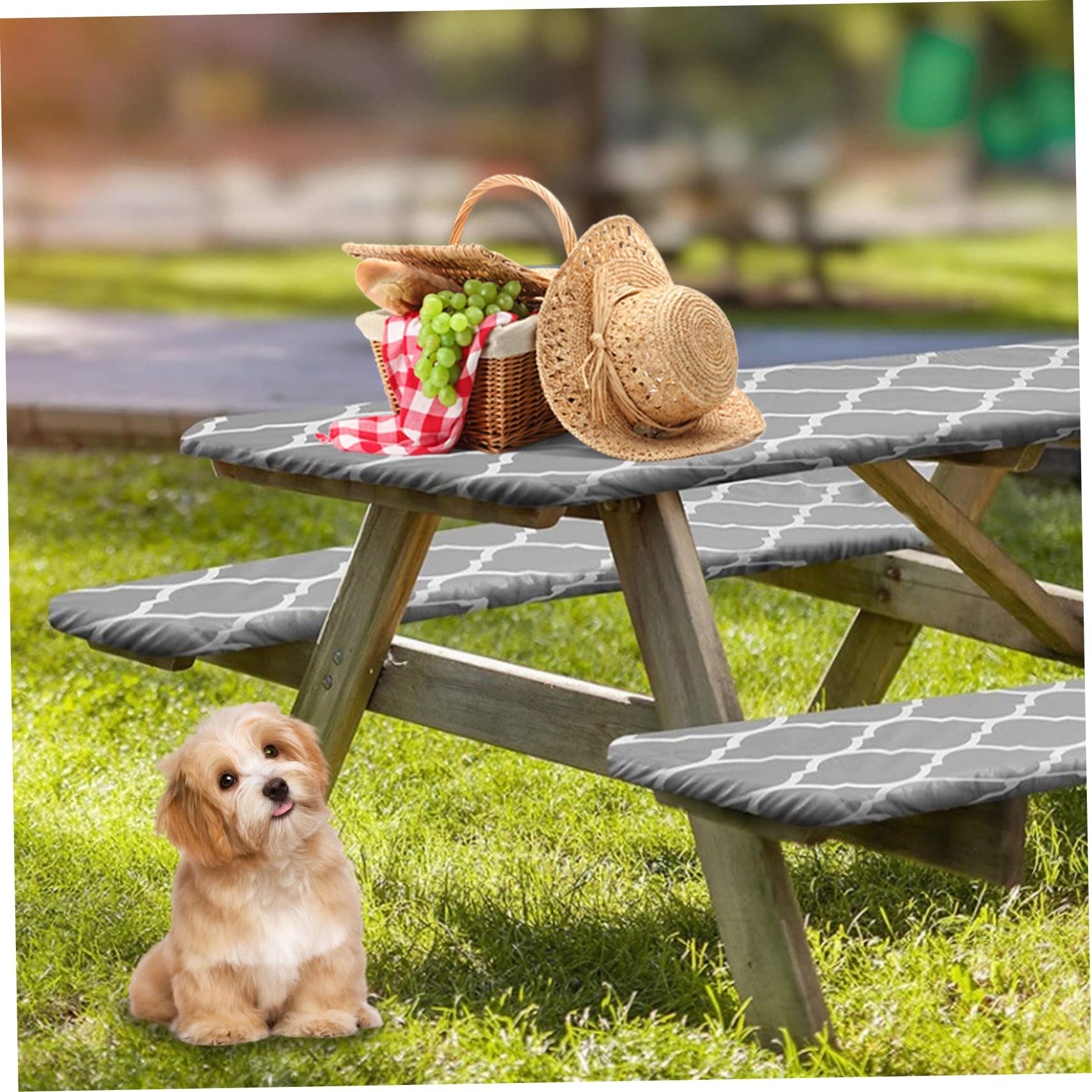 Nappe Pique-nique Pliante Avec Housse – Table Patio Extensible, Extérieur Pratique