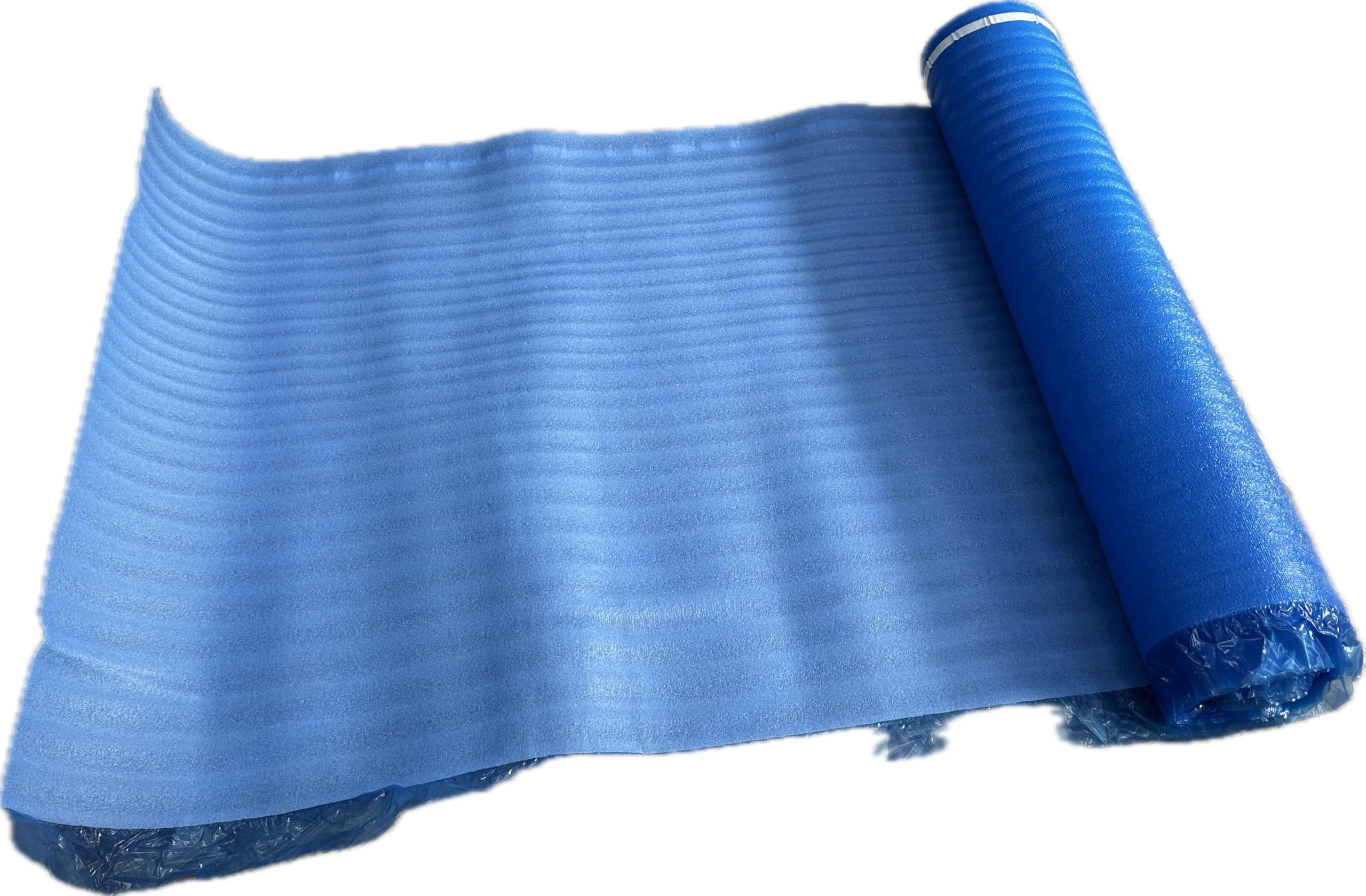 Blue Combat Plus Laminate Underlay 3mm Acoustic Underlay for Wood or Laminate Flooring Barrier Plus Underlay Comfort Double Damp Proof Membrane (Roll Dimension: 10㎡)