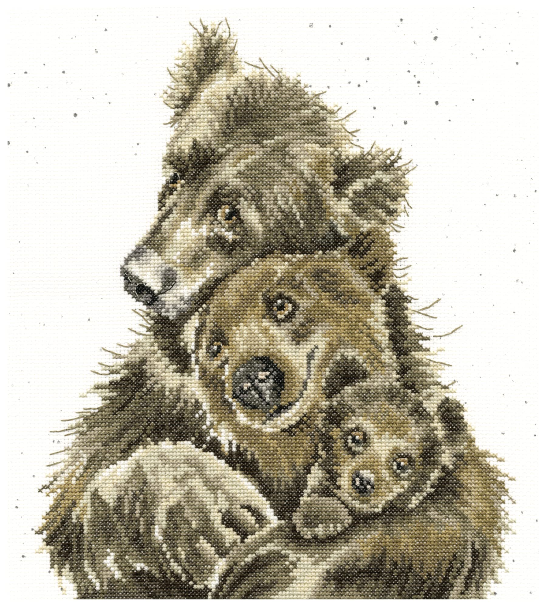 Kit Broderie Point De Croix - Chocolat - Luc Créations