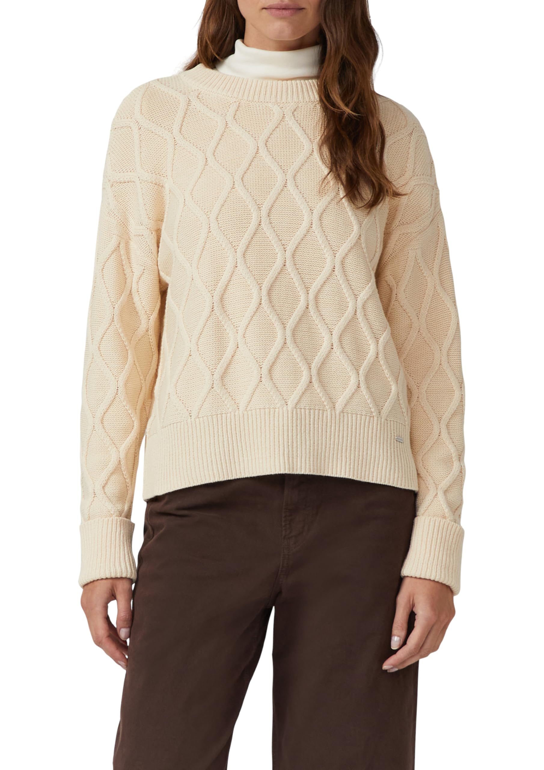 s.Oliver Pullover im Relaxed Fit mit Zopfmuster