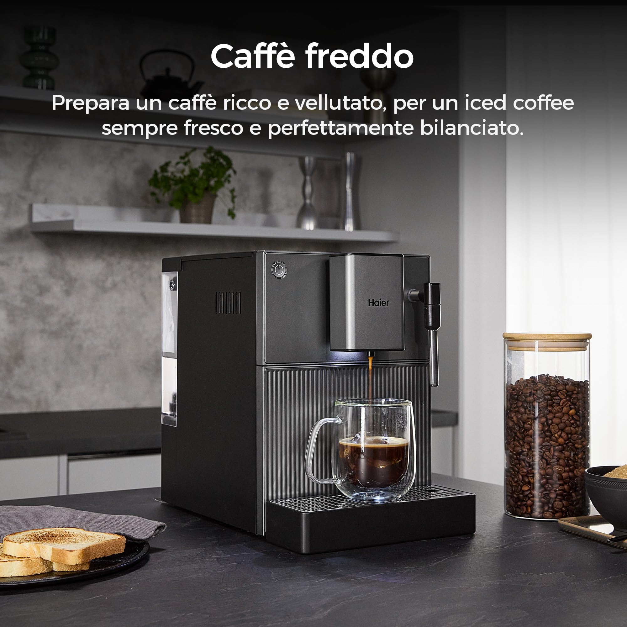 Haier Friggitrice ad Aria Flexi | 11L con Divisorio e Finestra | 8 Funzioni, Divisorio per 1 o 2 Zone, Funzione Sync, Allarme Agitazione, Antiaderente, Lavastoviglie