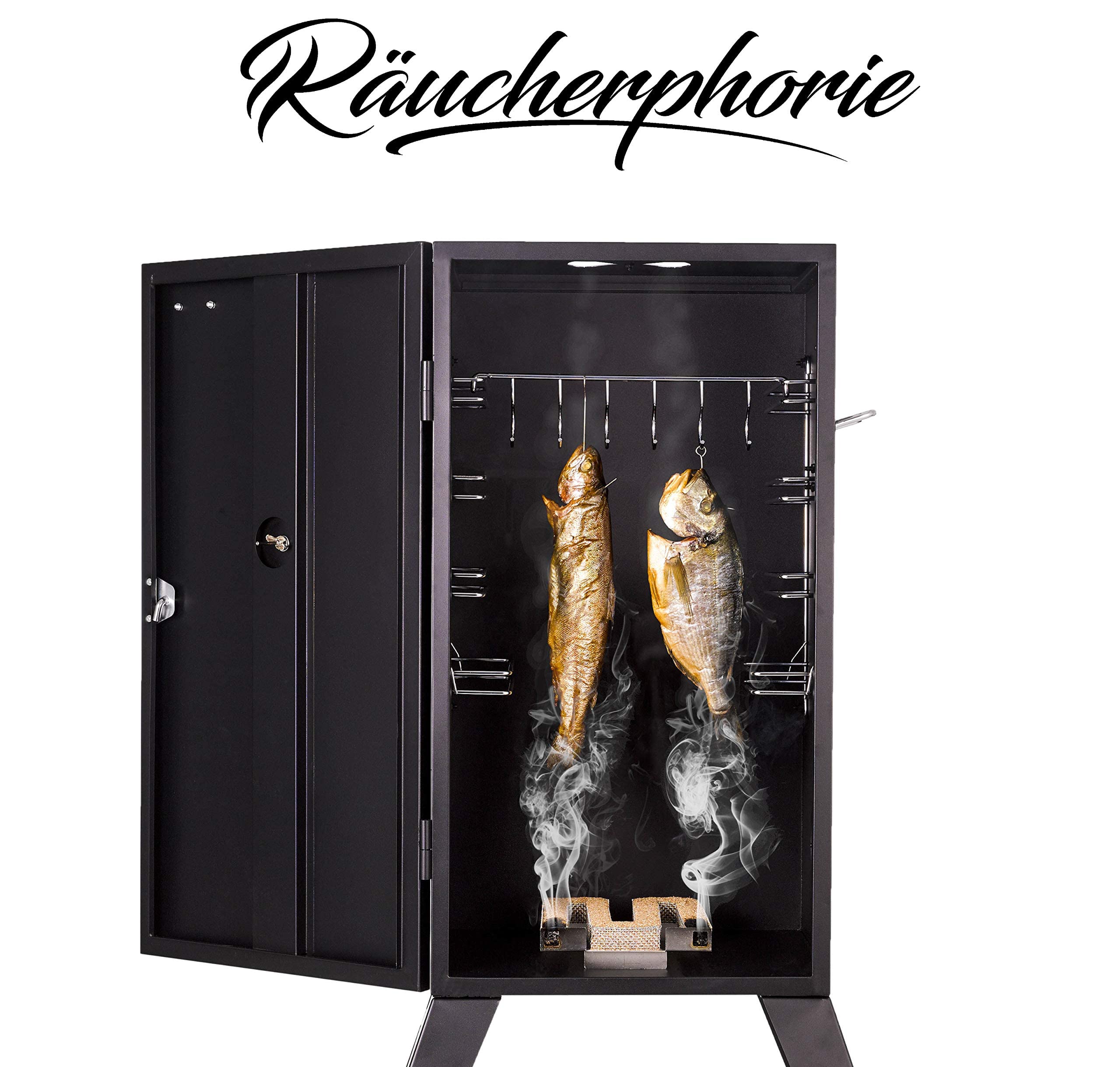Generatore di affumicatura a freddo – Premium Sparbrand in acciaio inox con eBook per un risultato di affumicatura molto particolare – Generatore di fumo freddo di alta qualità ideale per barbecue
