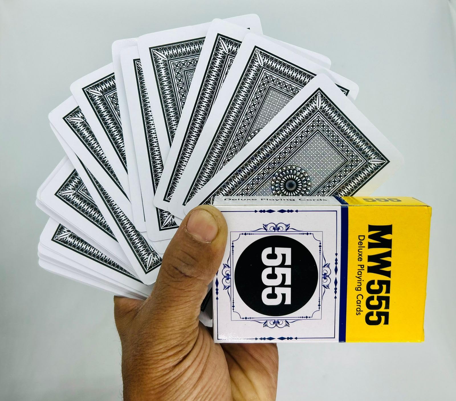 MW 555 Mark Deck Black/Cheating Magic Playing Card