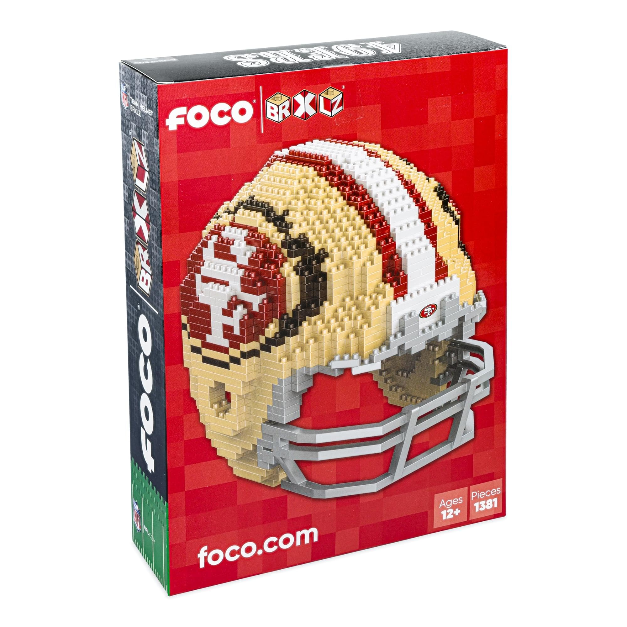 FOCO San Francisco 49ers NFL 3D BRXLZ Puzzle Replica Helmet Set, one Size,  Souvenir Helmets - Amazon Canada