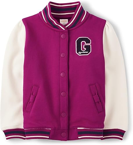 Gymboree girls And Toddler Embroidered Varsity Fall Jacket