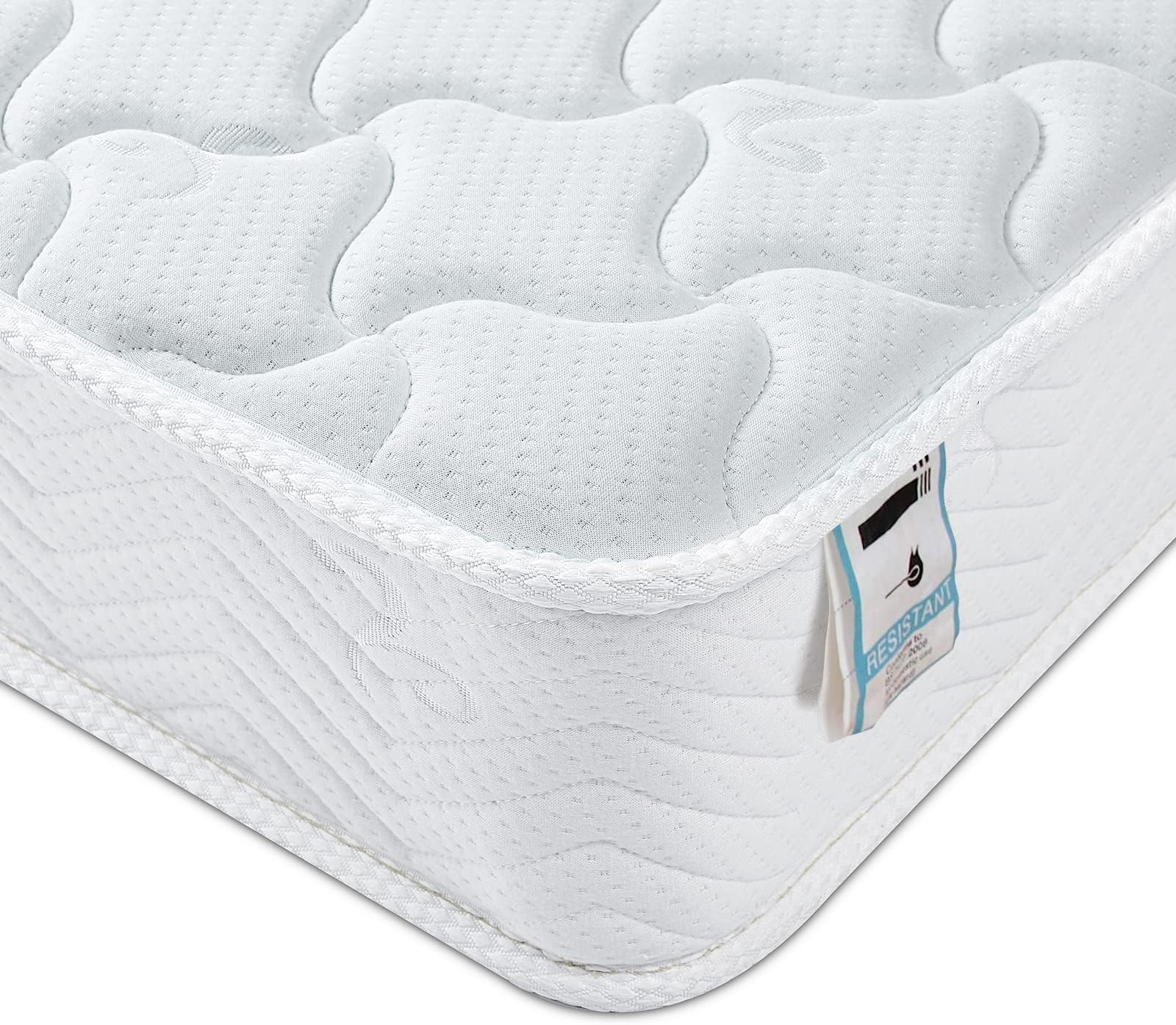 DOSLEEPS Single Mattress 3FT 9Zone Pocket Sprung Mattress with Memory Foam and Tencel Fabric