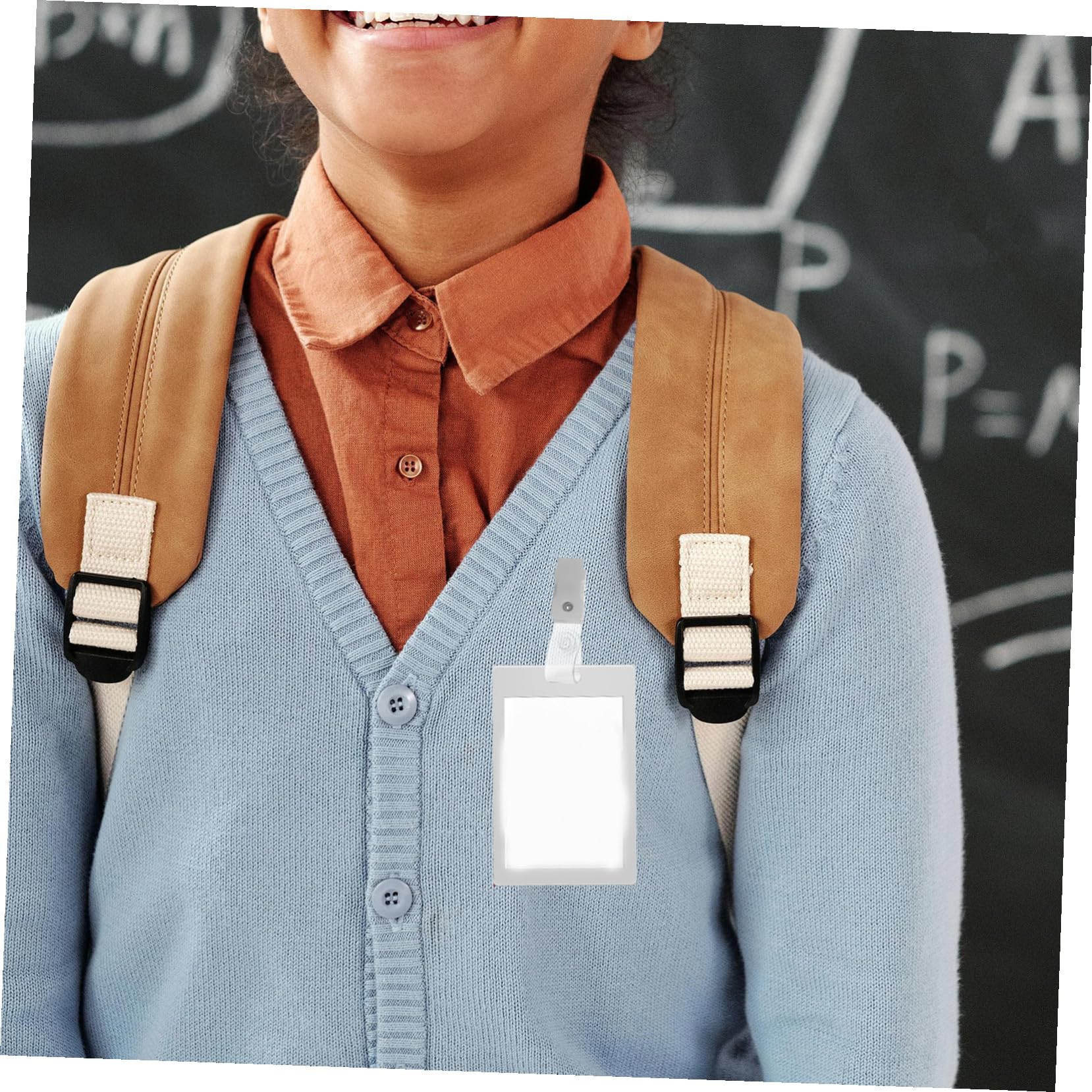 100pezzi Clip Per Badge in Resistente Clip Per Targhette Identificative Con Cinghie Trasparenti Per Tessere Identificative Pratiche e Robuste