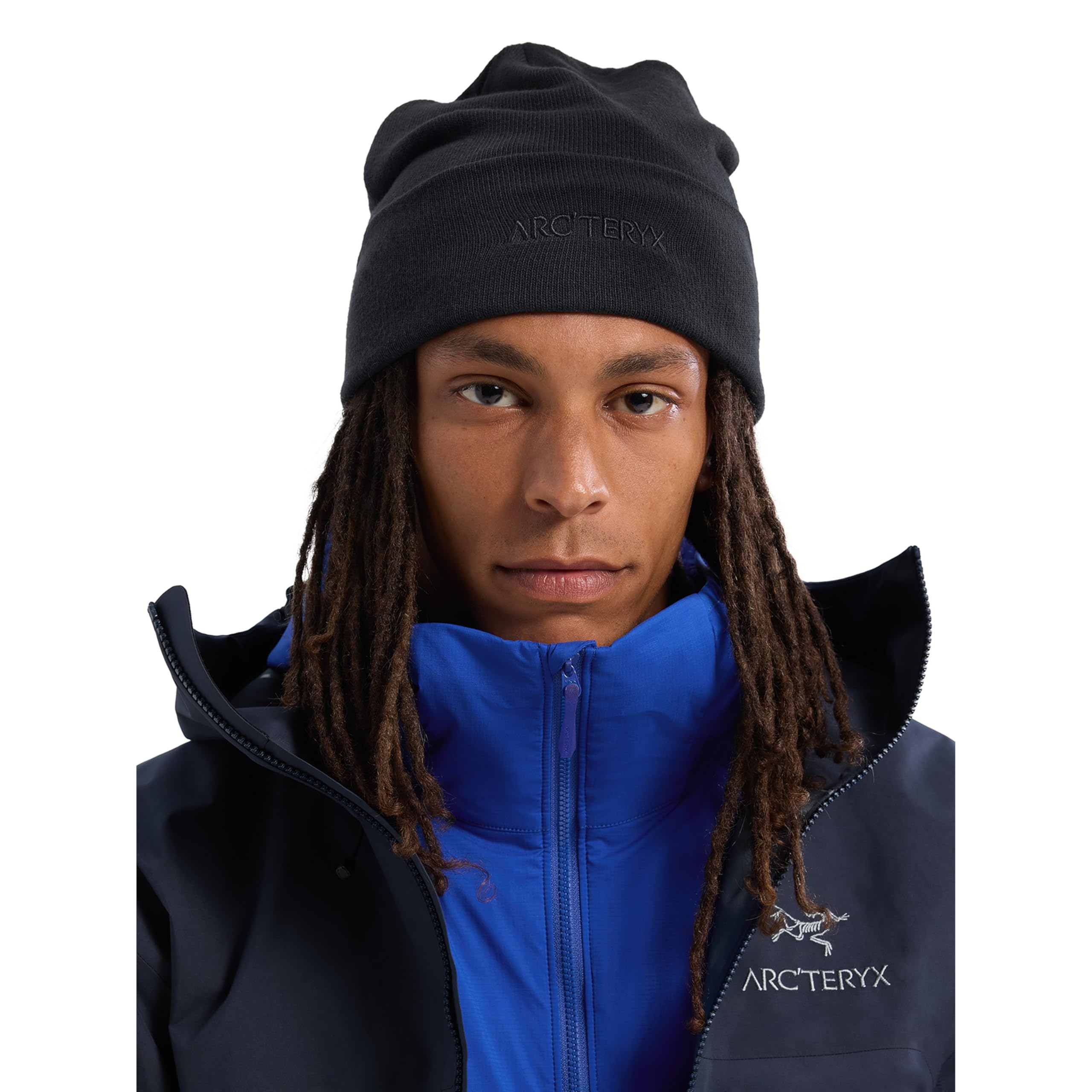 Arc'teryx Word Toque | Cozy Warm Winter Beanie | Made from Recycled Polyester, Soft & Comfortable Beanies | Versatile for Outdoor Activities & Everyday Wear | Black, One Size