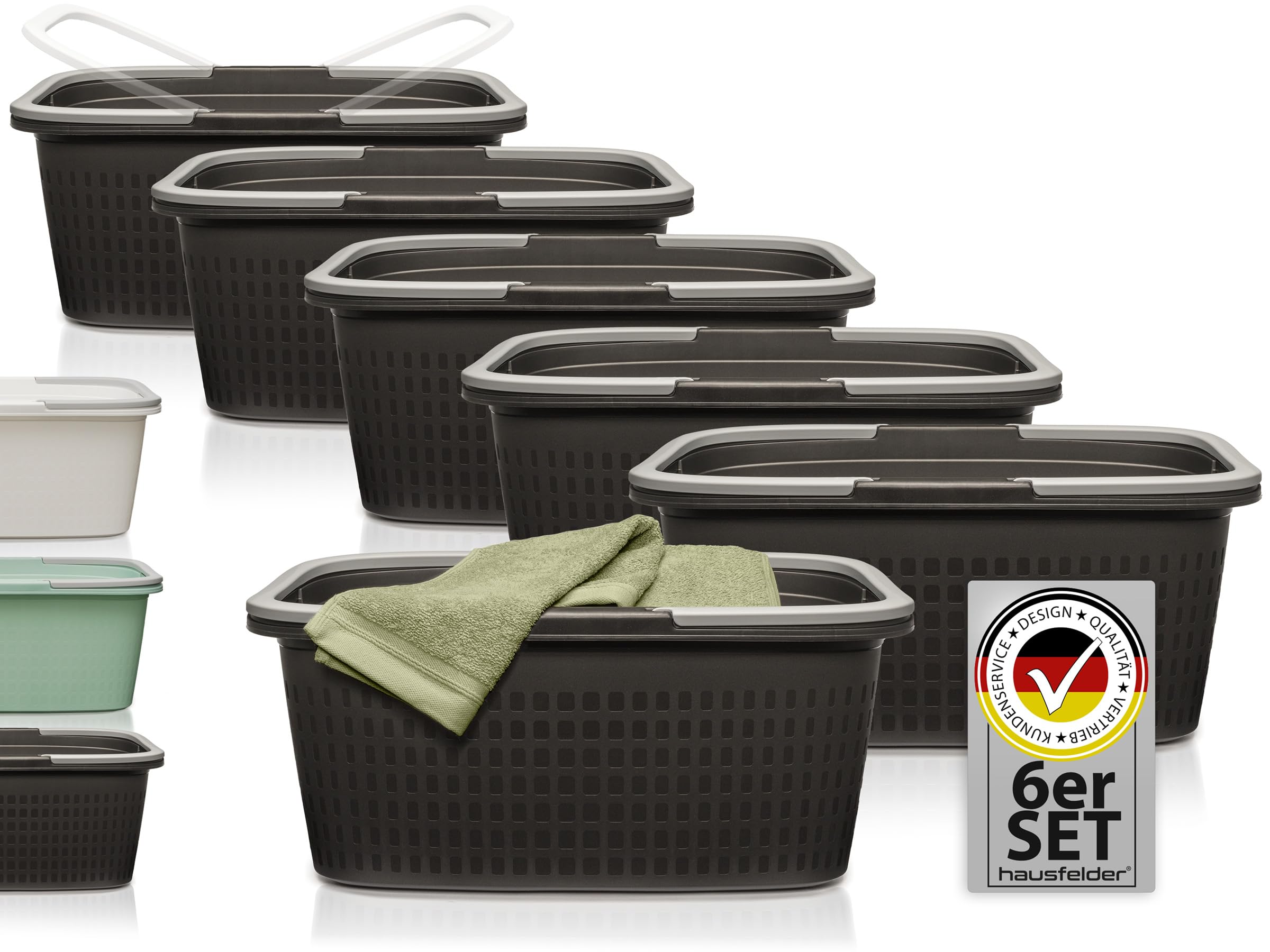Sustania Wäschekörbe 4er Set - Modern & Praktisch Für Dein Zuhause