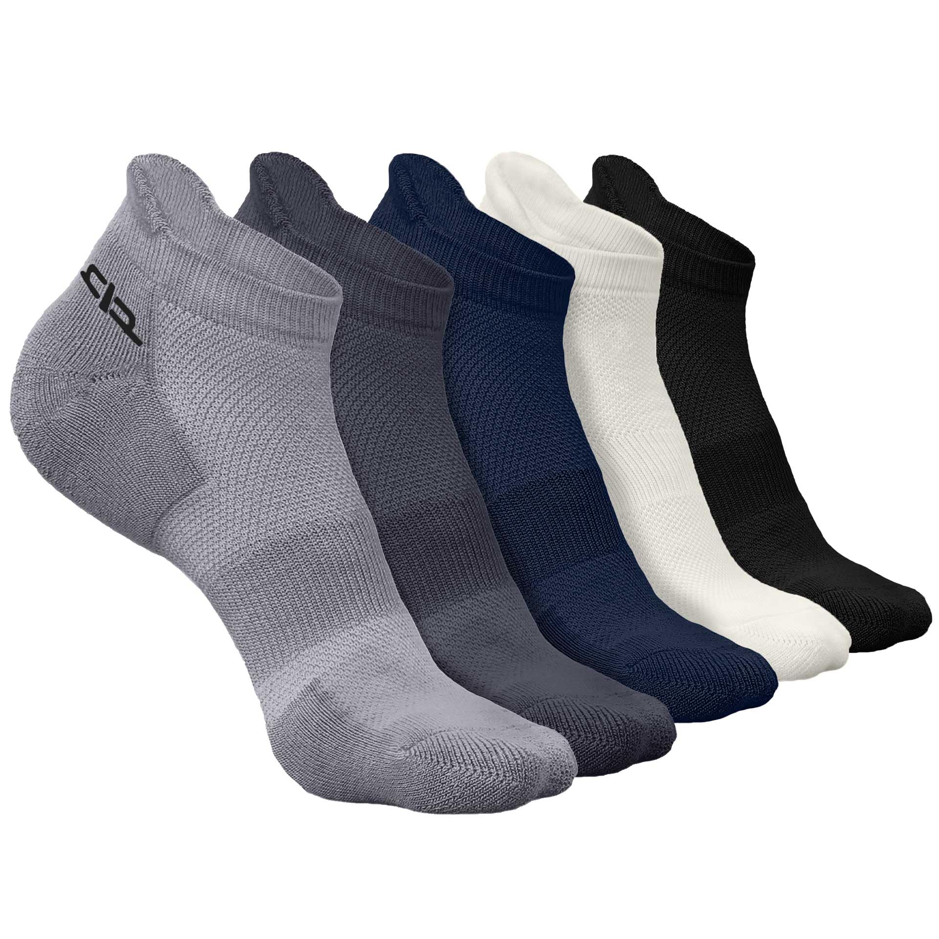 HeeliumBamboo Socks for Men | Odour-Free & Breathable | Padded Base & Anti-bacterial | 3X Softer than Cotton Socks