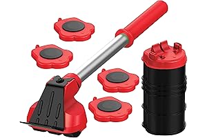 Heavy Duty Furniture Lifter with 4 Sliders for Easy Moving