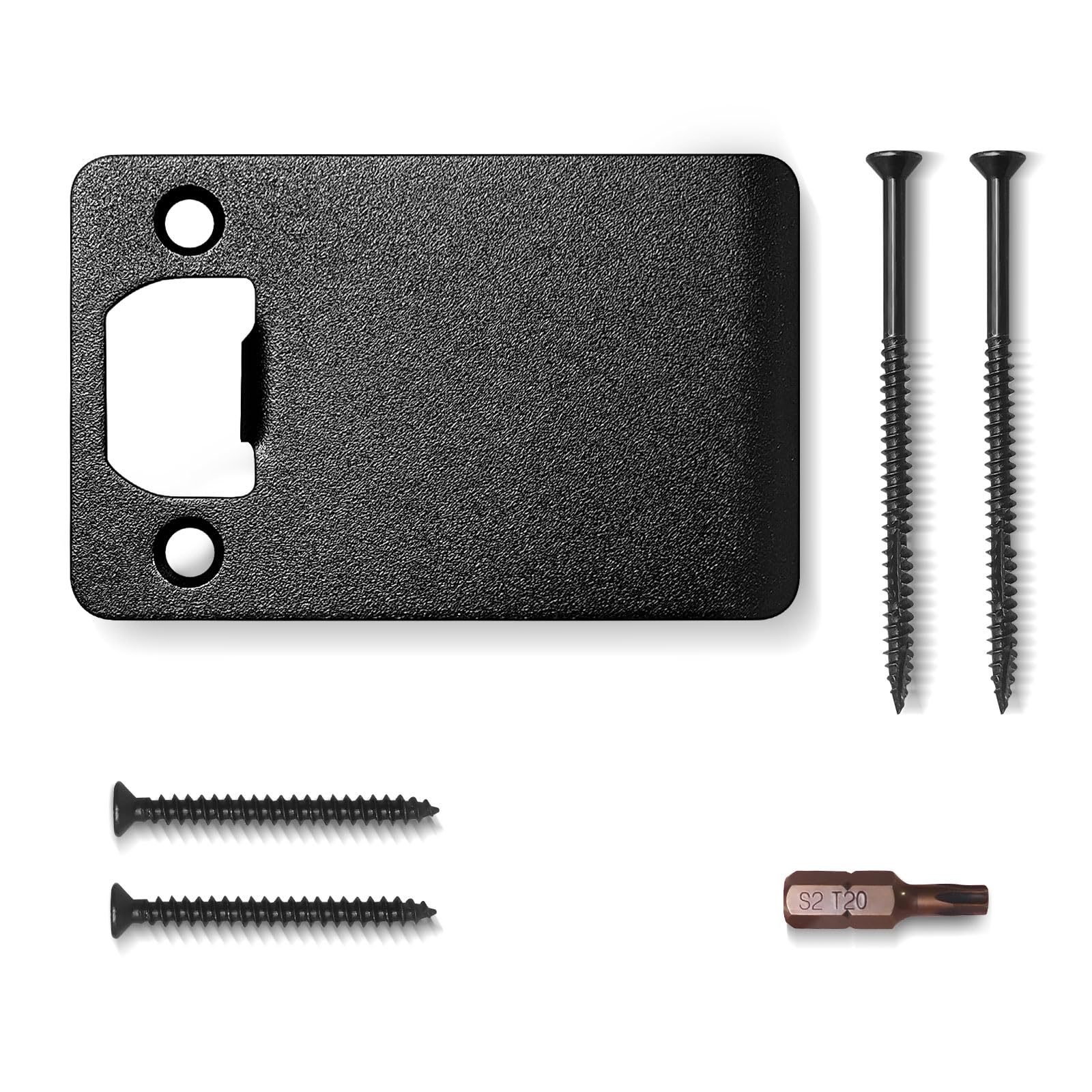 Extended Lip Strike Plate 3-1/2" x 2-1/4", Heavy Duty Version