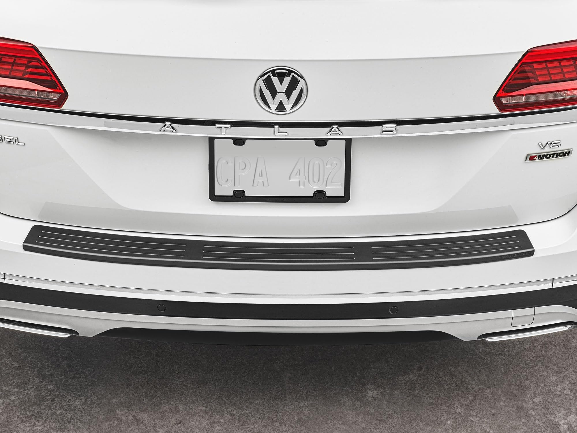 WeatherTech Custom BumperTopper for VW Atlas - Rear Bumper Protector (BP0002) Black