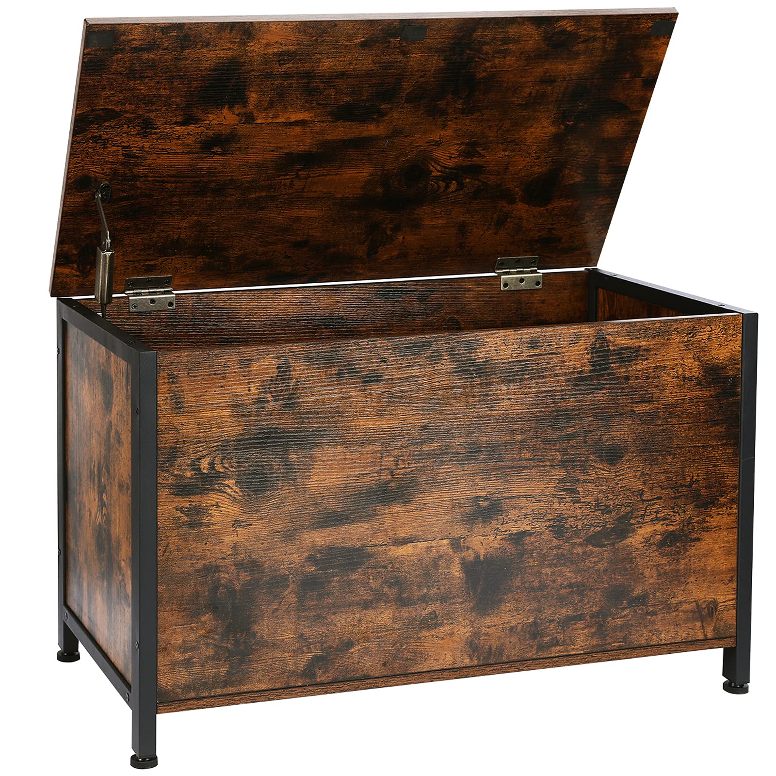 Buy AMHANCIBLE Storage Chest, Large Wooden Toy Chest with Safety Hinge