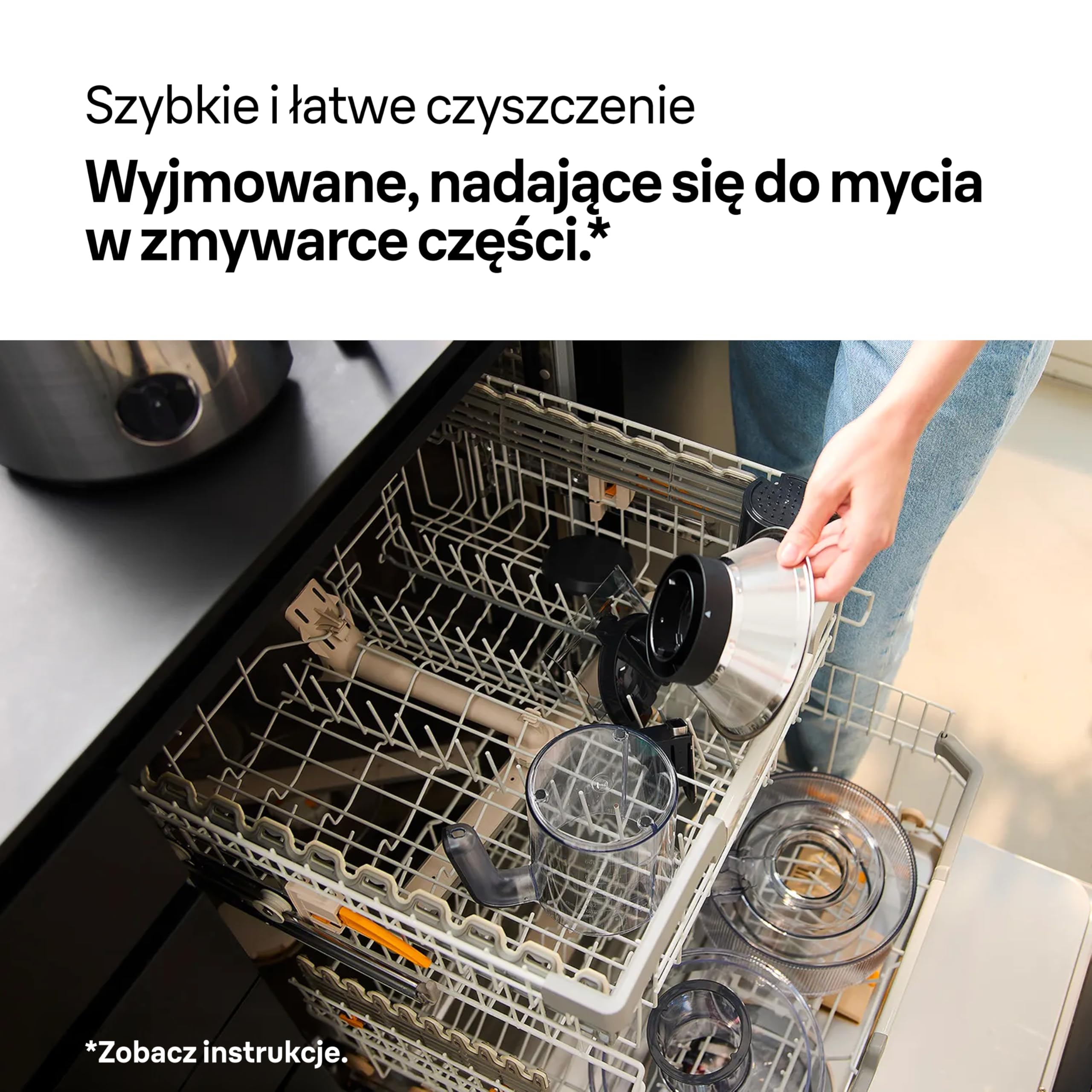 Braun MultiJuice 7 SJ7000, Sokowirówka z Technologią ColdXtract, Otwór Wlotowy 75 mm, Pojemnik 2 L, Blokada Kapania, Poczwórny System Bezpieczeństwa, Filtr Ze Stali Nierdzewnej, 1000 W, Szary