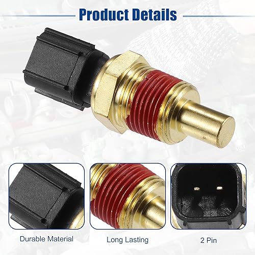 Miniatura 6 de ACROPIX Sensor de temperatura del refrigerante del motor Sensor de temperatura del agua apto para Chrysler 200 2012-2014 No.05033314AA - Paquete de 1