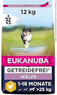 Eukanuba Puppy Food Grain-Free with Chicken for Large Breeds - Dry Food without Grain for Junior Dogs, 12 kg product image