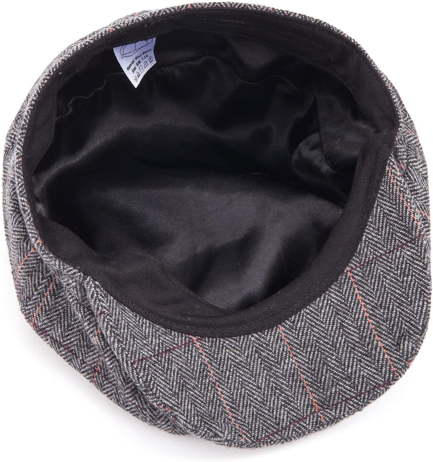 LADYBRO 8 Panel Newsboy Hats for Men Cap Cabbie Irish Adjustable Wool Blend Tweed Retro - Image 6