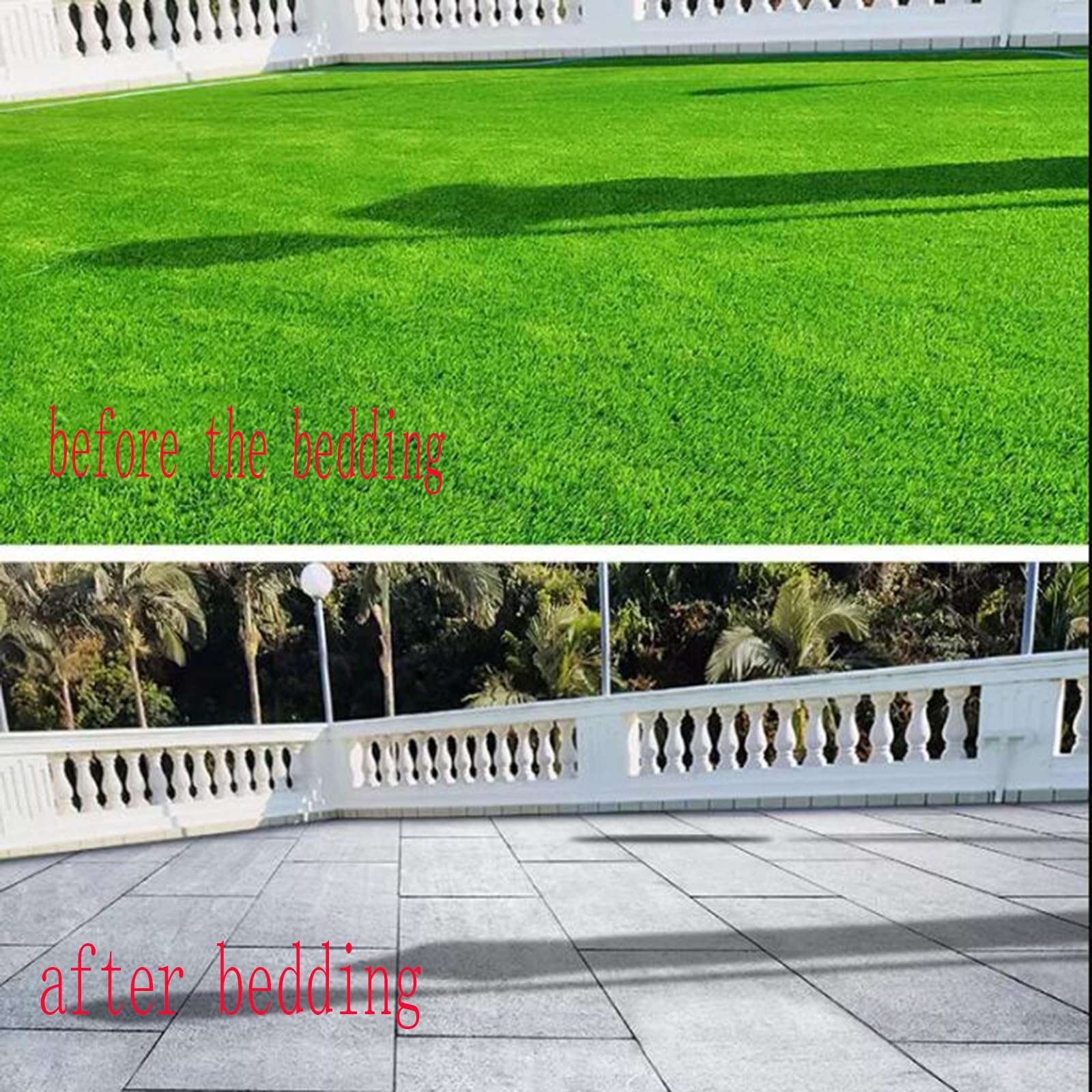 Questa Coperta Isolante in Erba Artificiale per Interni ed Esterni, Giardino, Paesaggio, Spessore 40 mm, Tappeto di Erba Sintetica, Simulazione di Prato, Tappeto per tetti (2 * 0,5 m)