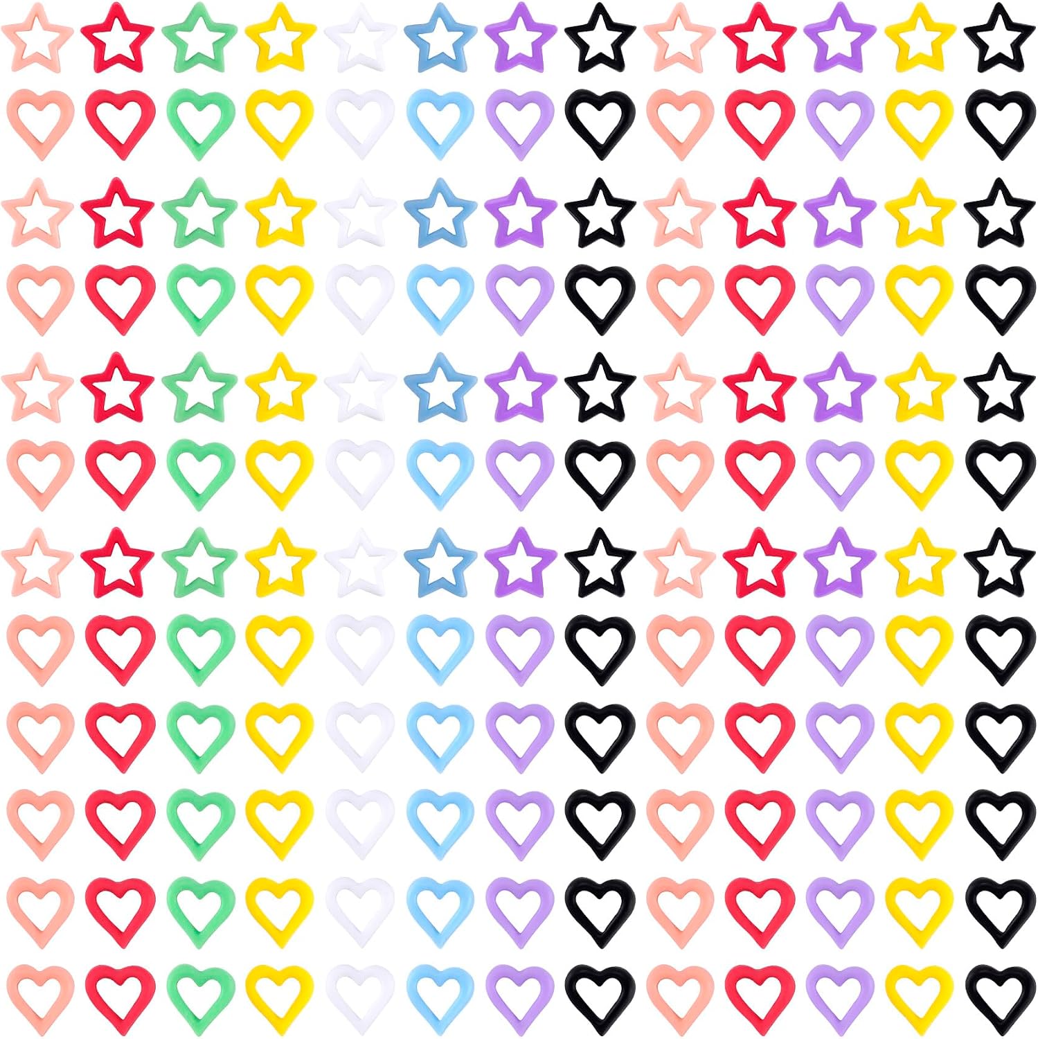 HINZIC 300Pcs Kawaii Nail Charms Accessories for Women, Colorful