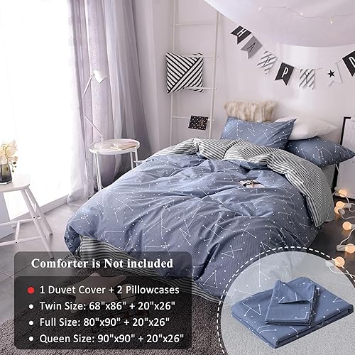 Miniatura 2 de VM VOUGEMARKET Juego de funda de edredón para niños, tamaño individual XL, lindo juego de funda de edredón de frutas de fresa, juego de ropa de cama