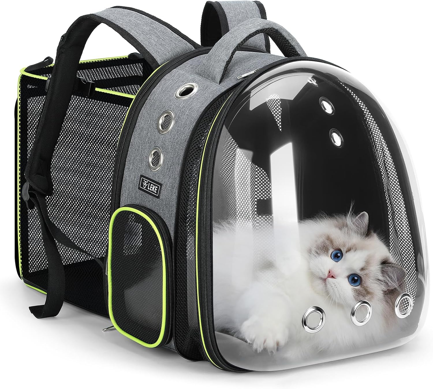 Lekereise Expandable Cat Backpack Carrier for Travel & Outdoors Lekereise Expandable Cat Backpack Carrier for Travel & Outdoors