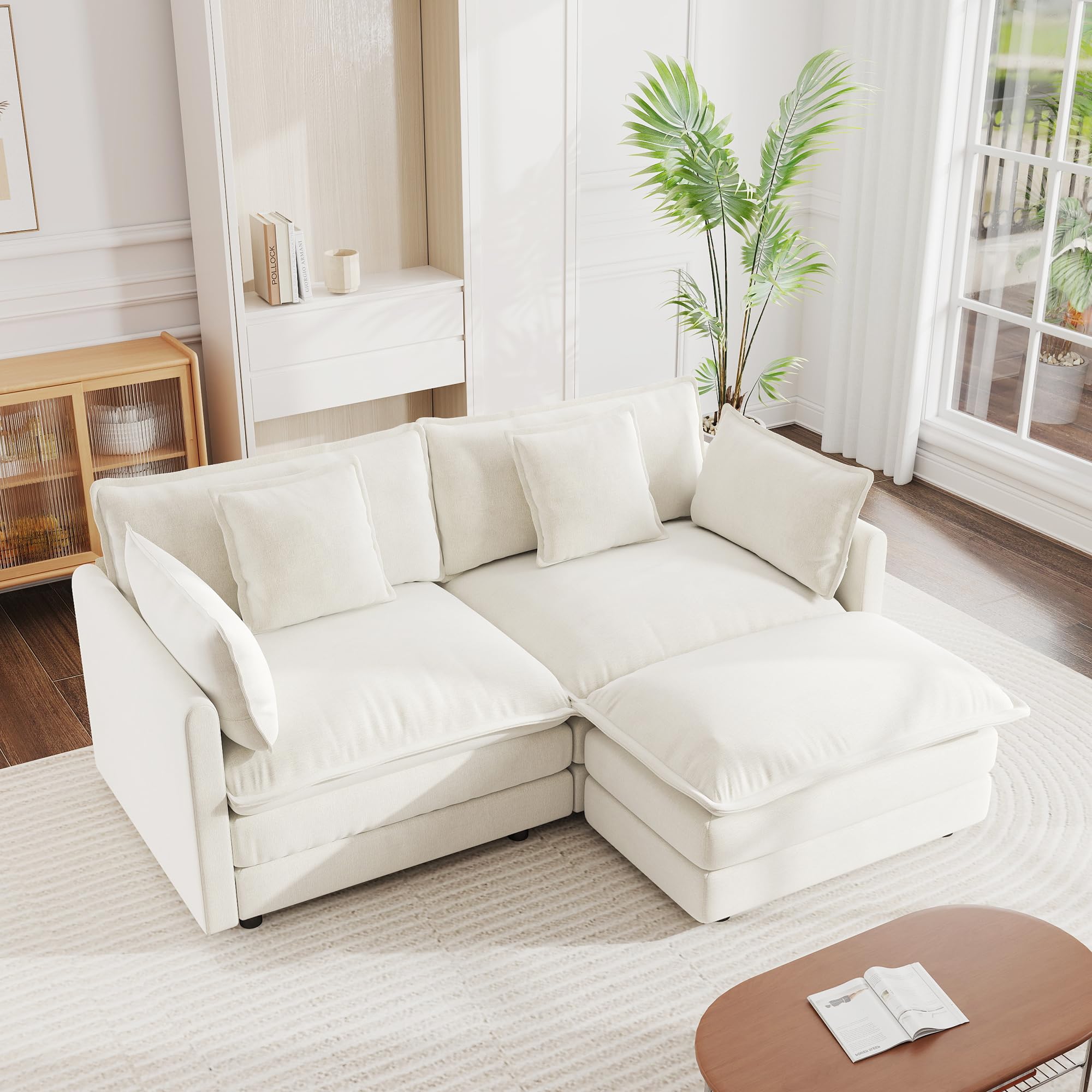 mikibama 76.4 Modular Sectional Sofa