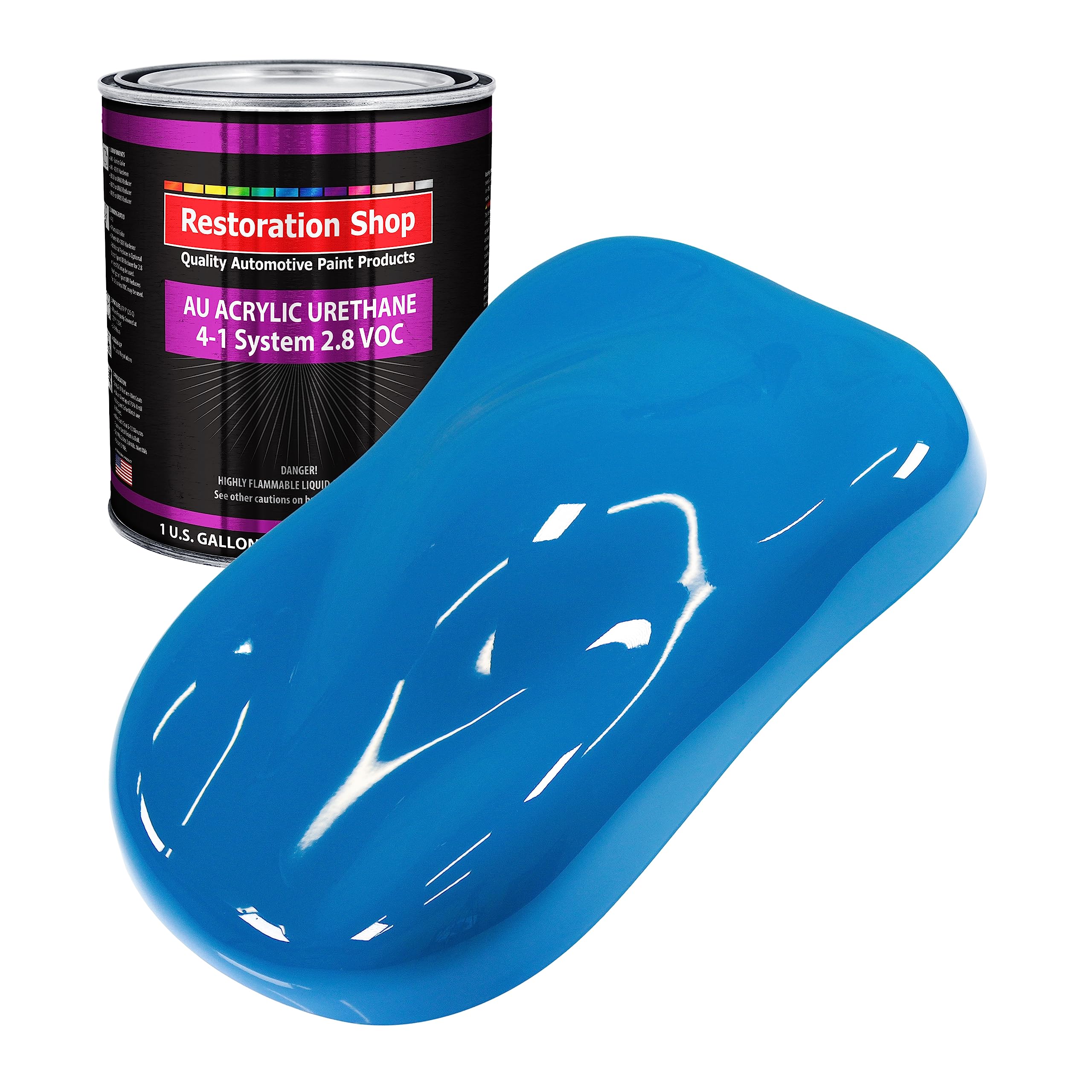 Amazon.com: Restoration Shop - Speed Blue Acrylic Urethane Auto