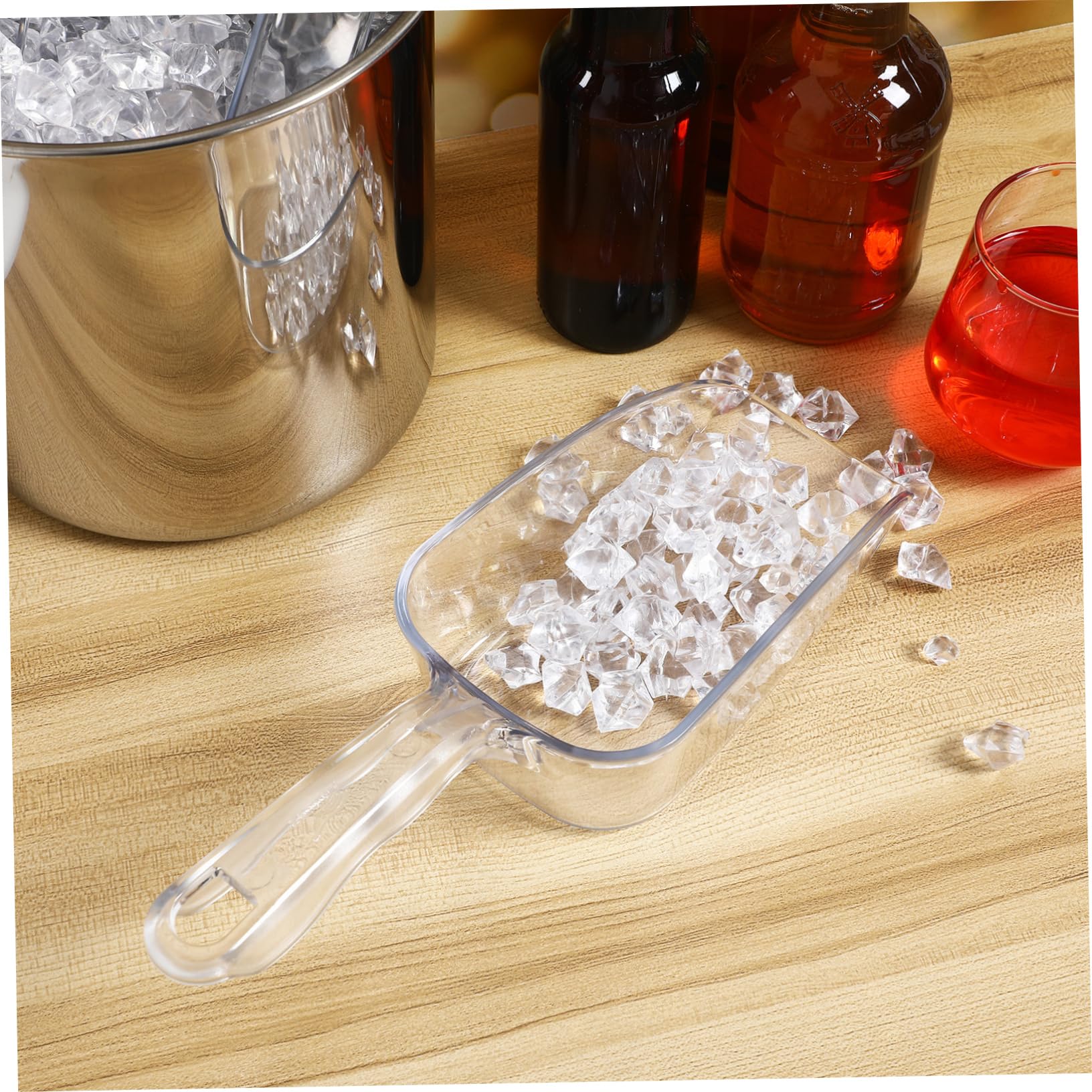 Amosfun 10 Stk Eislöffel Süßigkeiten Kugeln Küchenschaufel Werkzeug Eisschaufeln Für Die Bar Eisschaufel Für Eismaschine Food-scooper Küchenschaufeln Salzschaufel Plastik Wiederverwendbar