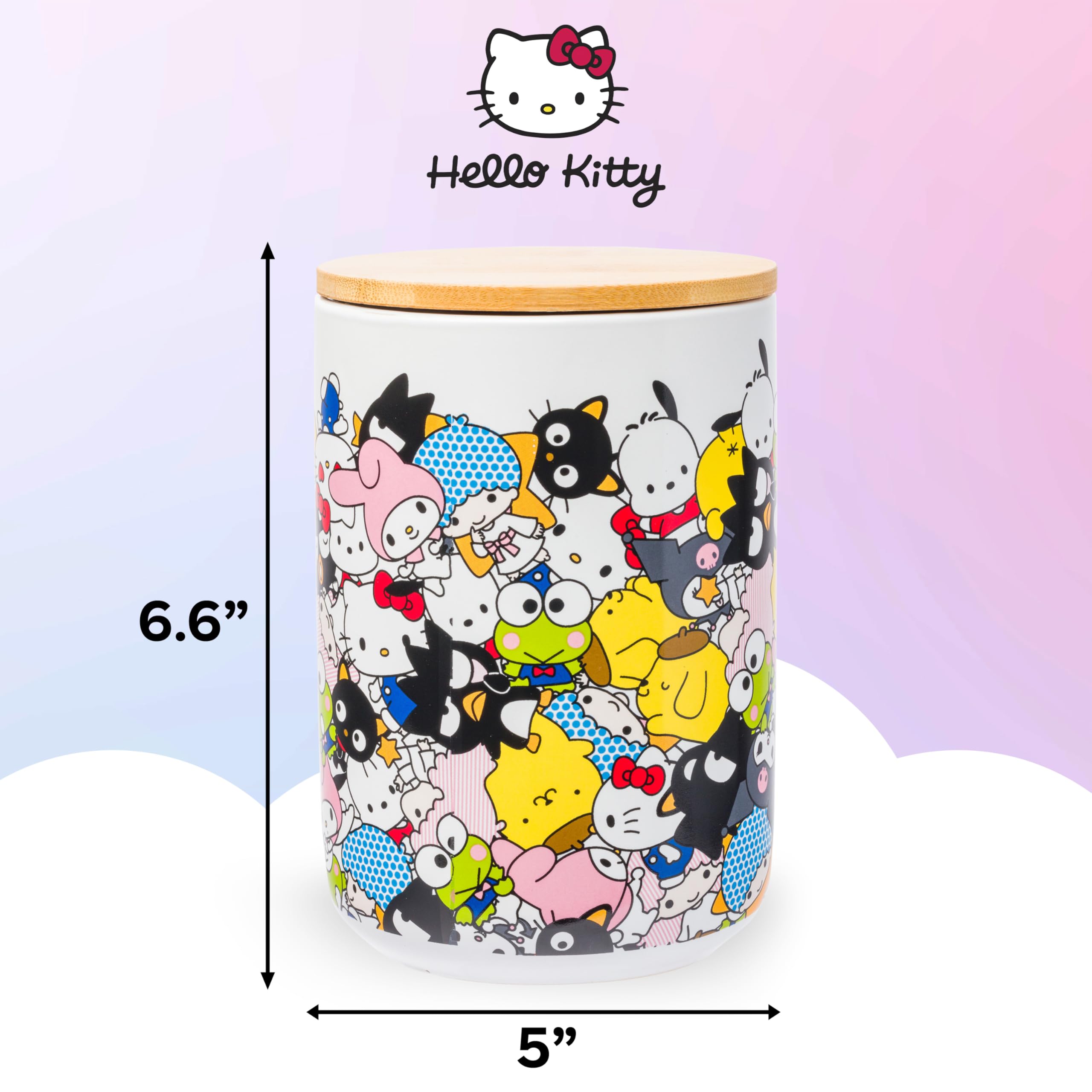 Amazon.com: Silver Buffalo Sanrio Hello Kitty and Friends Badtz