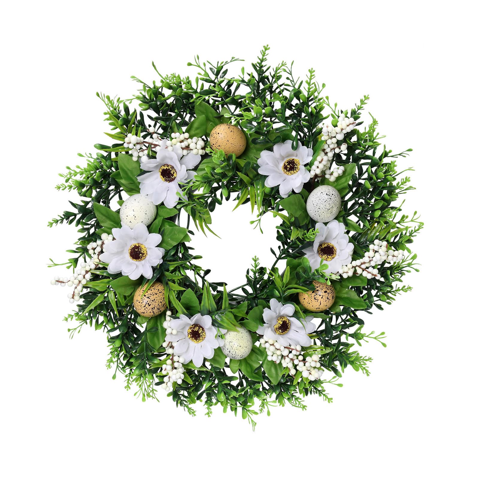 Kalttoy Delicate Easter Wreath for Table Flowers Artificial Door Wreath Perfect for Family Gatherings Easter