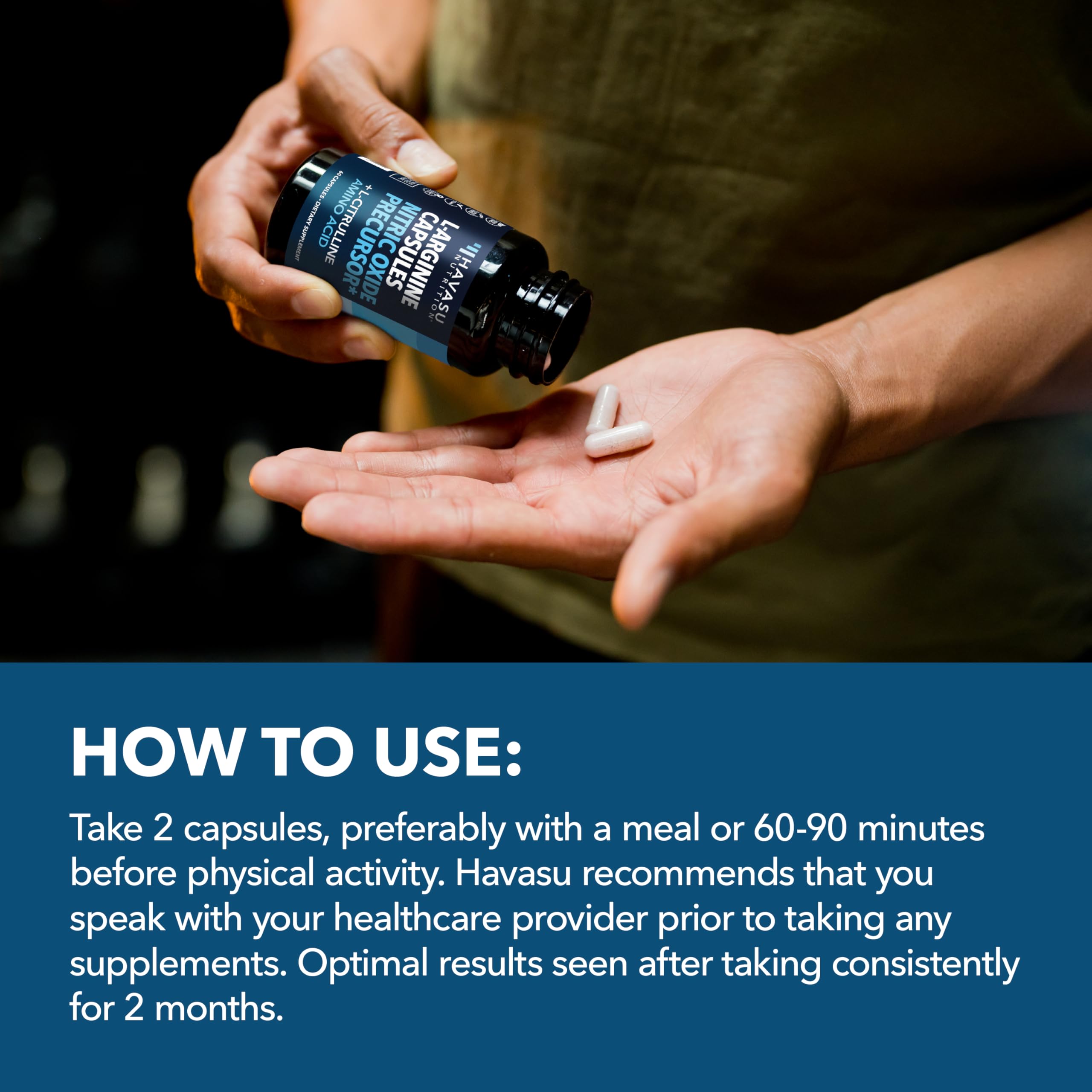 L-Arginine and L-Citrulline for Men, Nitric Oxide Support, 30 Servings — Amazon image 7