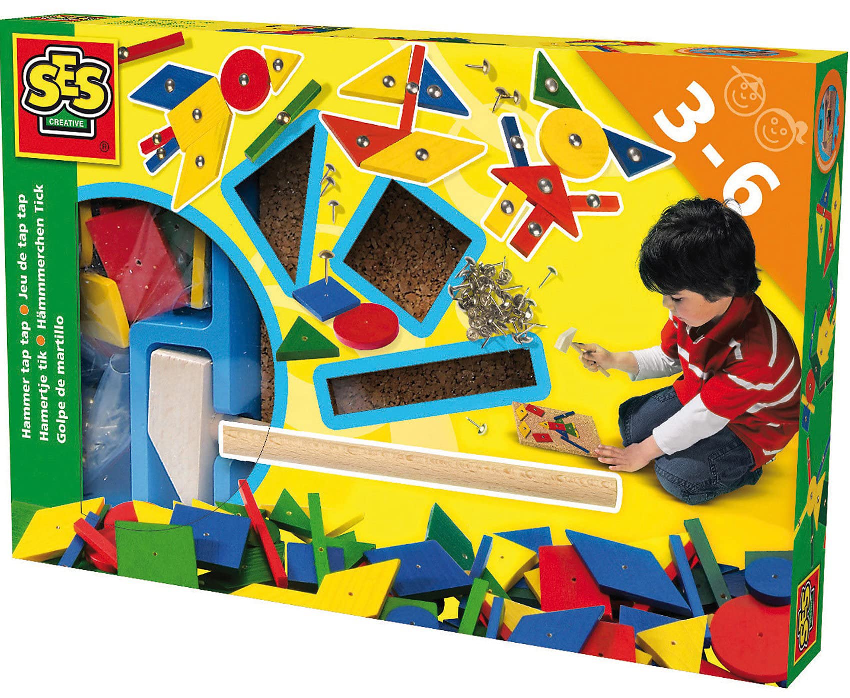Children'S Hammer Tic Game, Multicolour