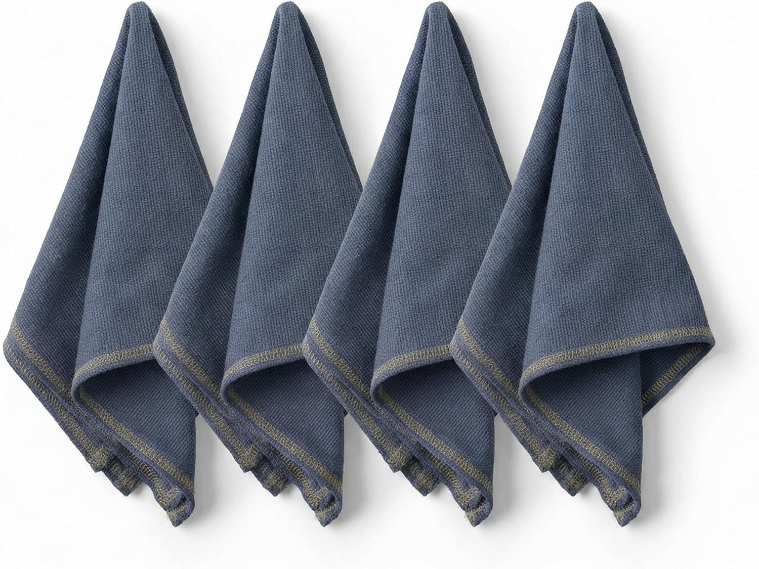 Odin 100% Turkish Cotton Dinner Napkins Set of 4, 18x18 Inch, Clean Edge, Oeko-TEX Certified, Reusable Cloth Napkins for Dining, Entertaining, and Holiday Tables