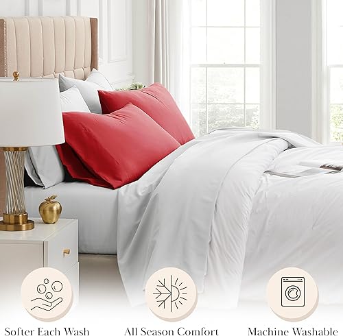 Miniatura 271 de Southshore Fine Living, Inc. Juego de 2 fundas de almohada de tamaño estándar, se adapta a almohadas de tamaño matrimonial, individual, queen, 10