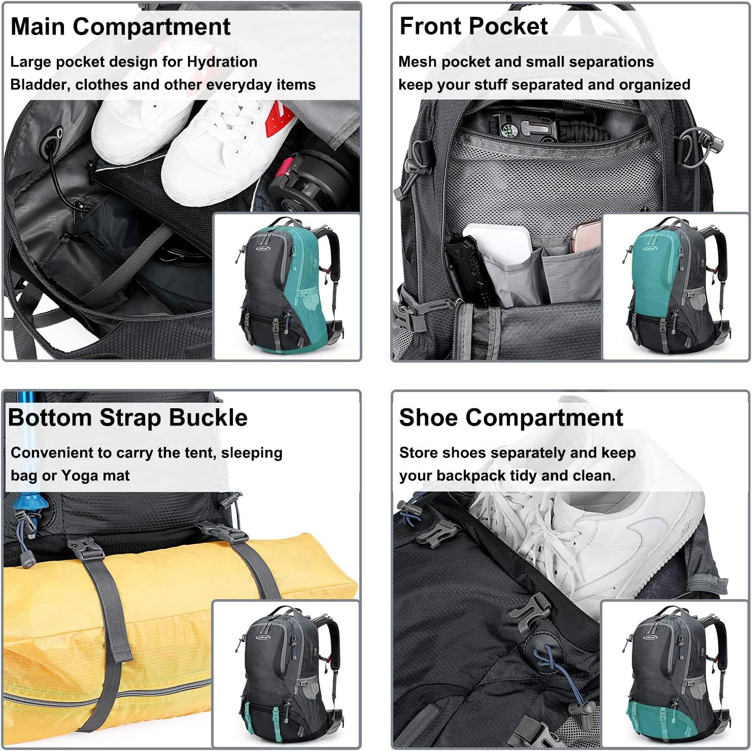 G4Free 50L Hiking Backpack: Your Ultimate Climbing Companion with Rain Protection!