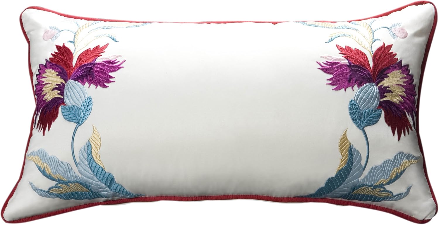 Sandy Wilson China Collection Lumbar Pillow, 12Inch by 22