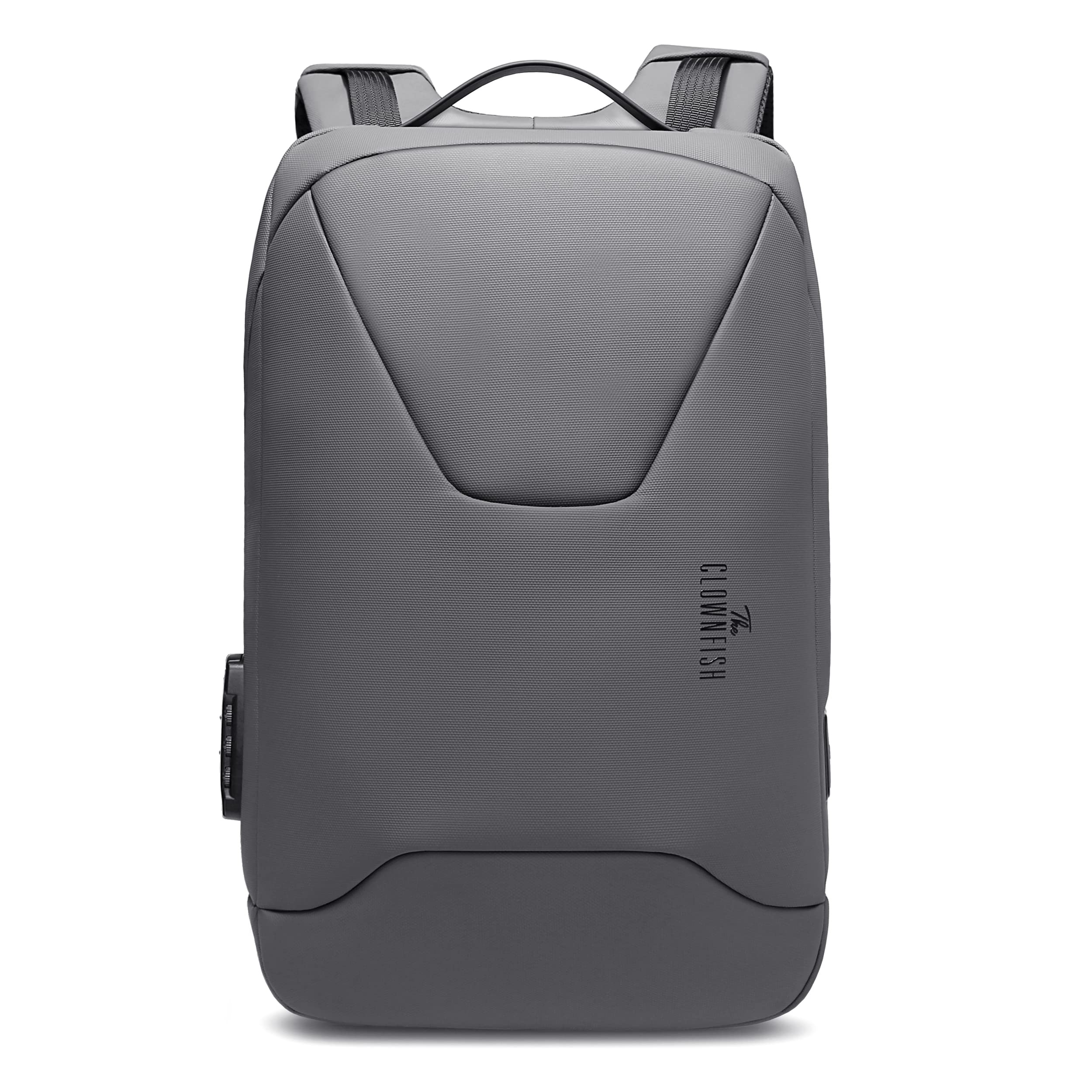THE CLOWNFISH 16L Water Resistant Anti-Theft Unisex Travel Laptop Backpack With Usb Charging And Password Number Lock (Grey) (B09RKC9ZZN) Amazon Price History, Amazon Price Tracker