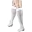 Truform Sheer Compression Stockings, 15-20 mmHg, Women\'s Knee High Length, 20 Denier, White, X-Large