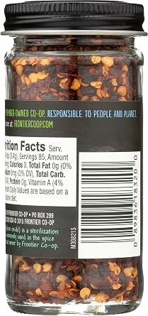 Frontier Co-op Ground Red Cayenne Chili Pepper 15,000 Hu, 1.2 Ounce Bottle, Turn Up The Heat in Your Ethnic Recipes, Kosher