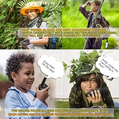 Miniatura 3 de Walkie Talkies para niños, regalos para niños de 5 a 12 años, juguetes al aire libre, 3 millas de largo alcance, 22 canales, radio de 2 vías, apto