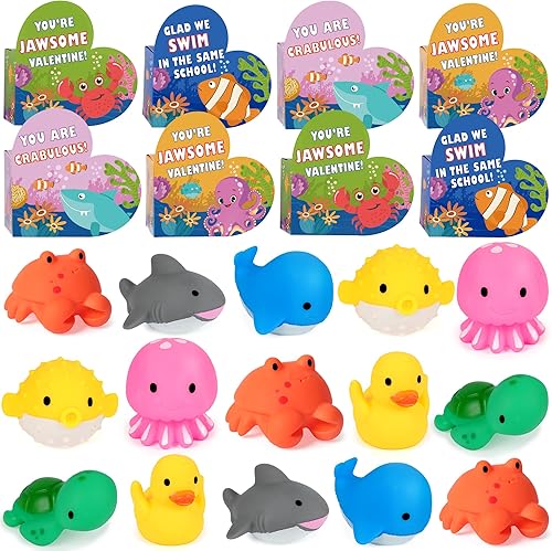 Miniatura 1 de Sawowkuya 28 piezas de regalos de fiesta del día de San Valentín, regalos de intercambio de aula para niños
