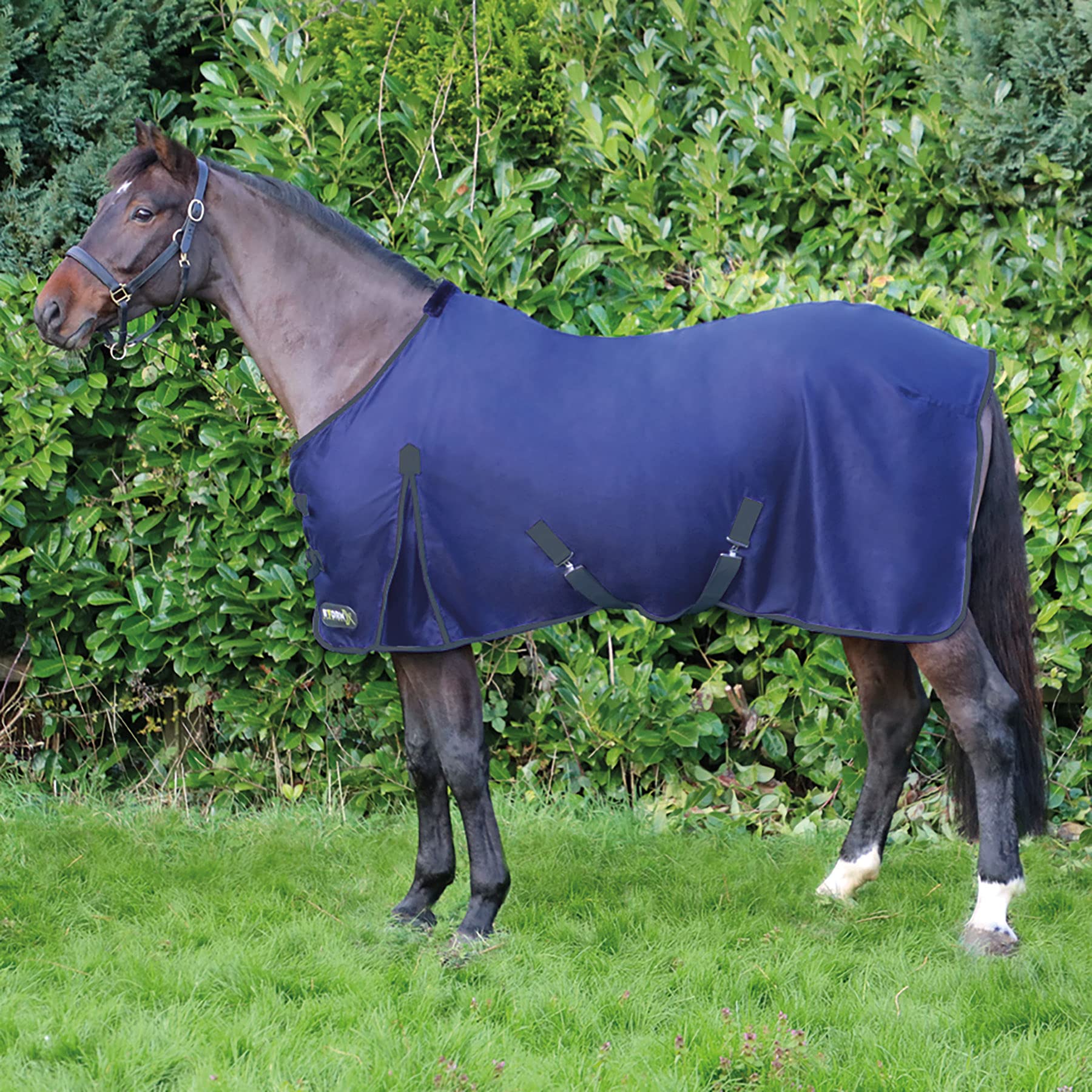 StormX Original Comfort Cotton Sheet 6ft9 Navy Grey